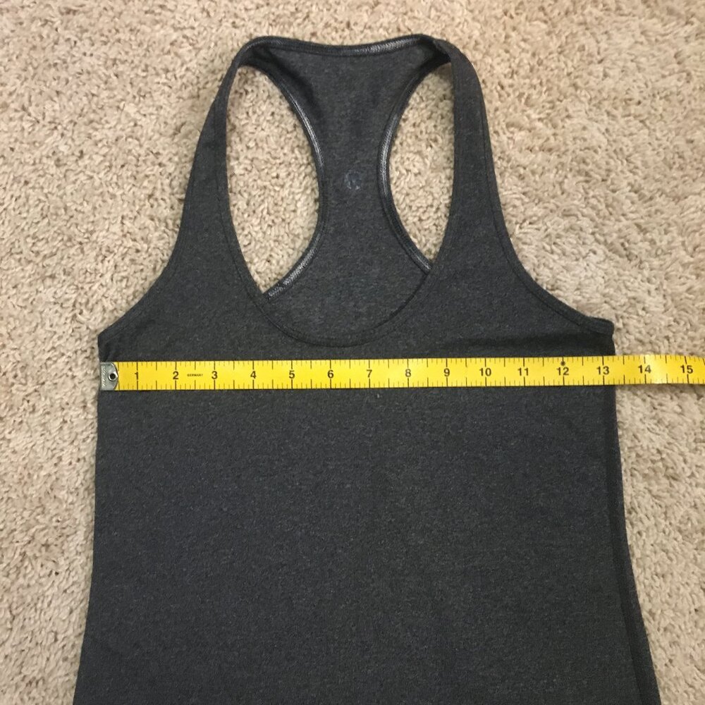 Lululemon Heathered Grey Racerback Tank Top - Picture 13 of 15